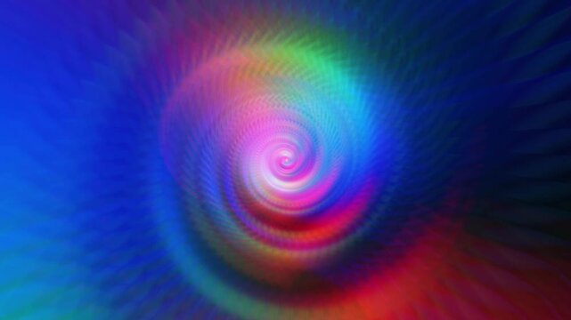 Animated background simulating the colors of light passing through a prism