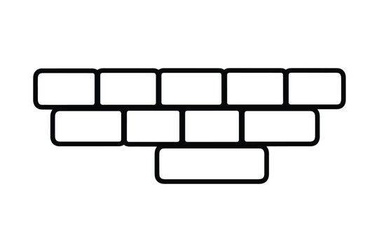 Seamless Brick Wall Vector Pattern