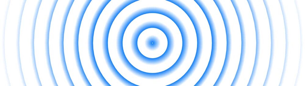 Radio waves waves background. network tower produced radio wave concept. Radio Waves in Circle Form, Radio wave signal animated background.