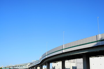 Obraz premium highway bridge in the city