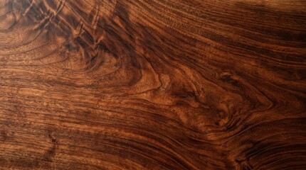 Fototapeta premium Dark Brown Wood Grain Swirling Texture Background
