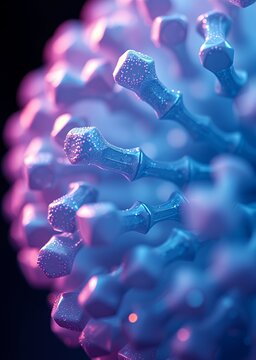 Nanotechnology applications in advanced materials with microscopic details nanotechnology technology design nao abstract concept background modern symbol graphic brand business