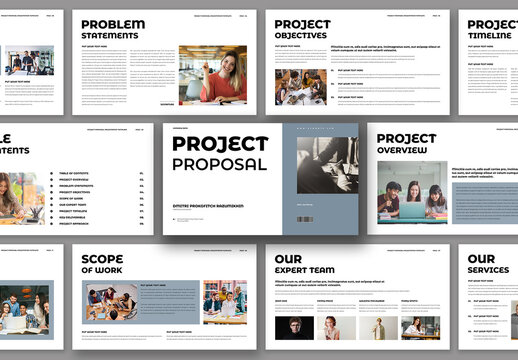 Project Proposal Presentation Template Design