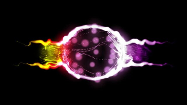 Recombinant DNA Animation: Plasmid Insertion in Molecular Biology Concept.