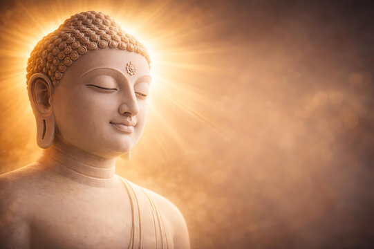 Tirthankar Lord Mahavir statue with golden aura celebrating Mahaveer Jayanti Jain festival spiritual devotion