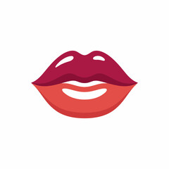 This striking image of a pair of stylized lips captures beauty, allure, and vibrancy, symbolizing confidence and the power of self-expression in the realm of cosmetics.