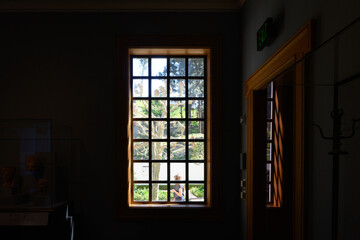Fototapeta premium Barred window