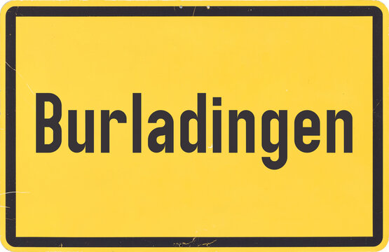 Ortsschild Burladingen