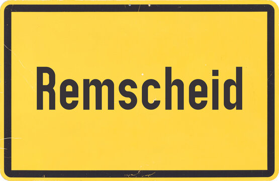 Ortsschild Remscheid