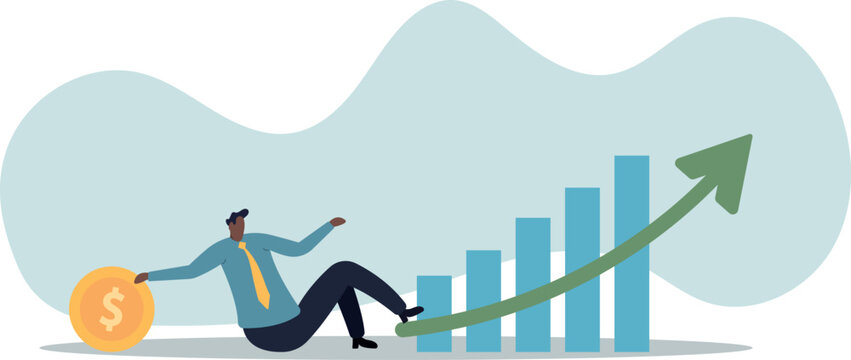 Value stock vs growth stock, comparison between investing style, professional choosing asset for earning or profit in market .human life and situation.