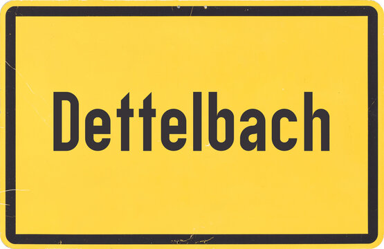 Ortsschild Dettelbach