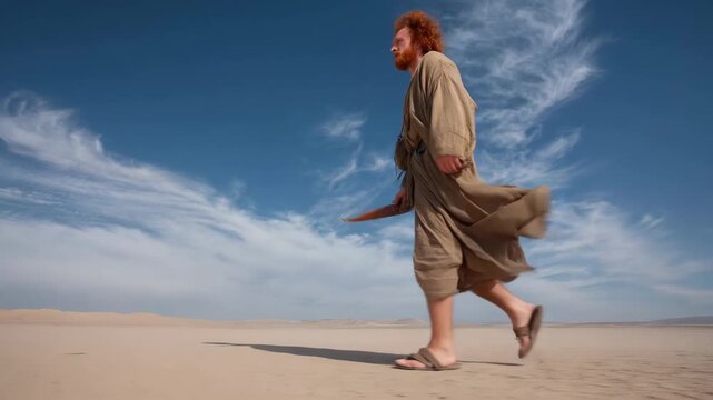 Esau, Jacob's eldest son, was a strong hunter and liked to live in the open fields