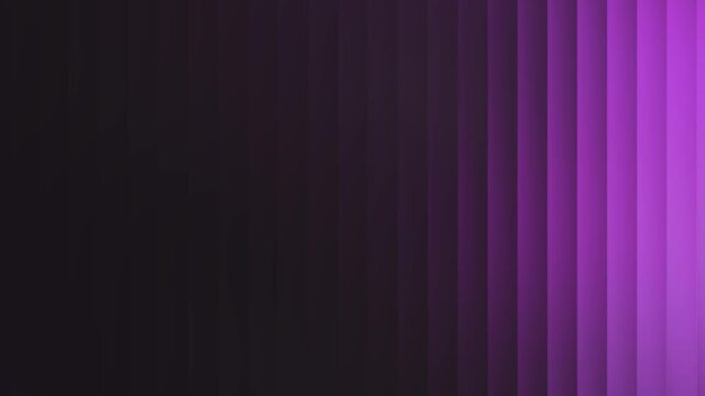 Abstract gradient background with vertical purple stripes fading into dark background dynamic geometric pattern for
