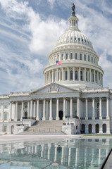 US Capitol Building and reflection - Washington, D.C., United States
