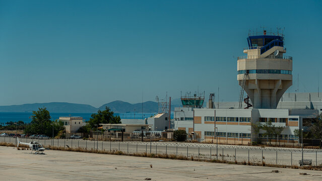 Impressions of the old Ellinikon Athens airport , abandoned in 2001 after the new Athens International Airport Eleftherios Venizelos (ATH) opened for the Olympics.