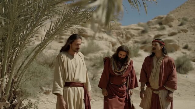Jesus Meets Philip and Nathanael and Tells Them to Follow Him