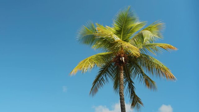 The coconut (Cocos nucifera) is a member of the palm family (Arecaceae) and the only living species of the genus Cocos. Puʻukoholā Heiau National Historic Site, The Big Island (Hawaiʻi Island). 