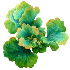 Obraz premium Watercolor - water plant watercolor object isolated png.