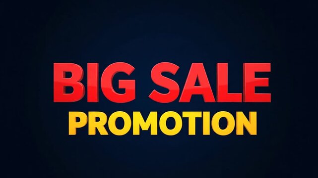 Big Sale Promotion Video for Retail Marketing and Advertising.