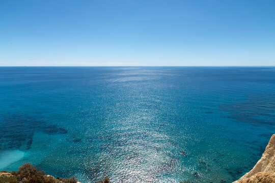 Cape Aspro cliffs, Pissouri, Cyprus stock photo