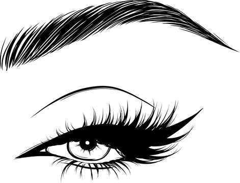 Eye Lashes Eyebrow Eyeliner