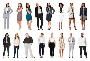 Obraz premium Diverse professional women group