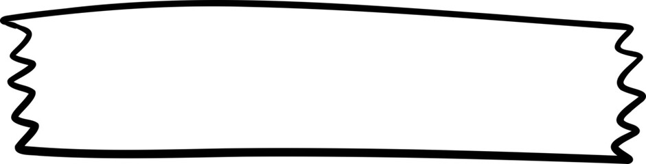 Scribble Ragged Tape