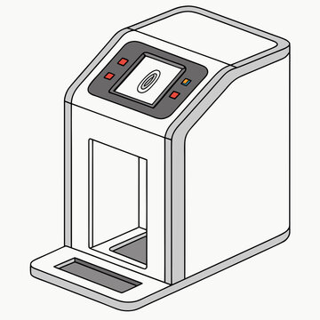 Card reader machine with screen and slot payment terminal credit card reader payment machine