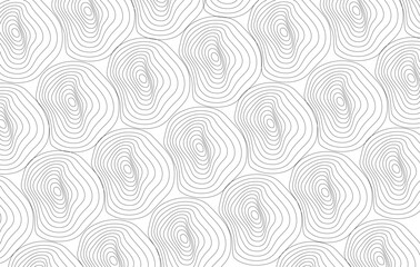 Obraz premium Seamless topographic contour lines pattern background,abstract geographic terrain map texture in minimal linear vector style