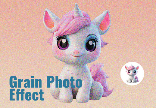 Grain Photo Effect Design