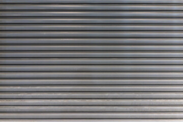 金属シャッターのラインテクスチャ背景