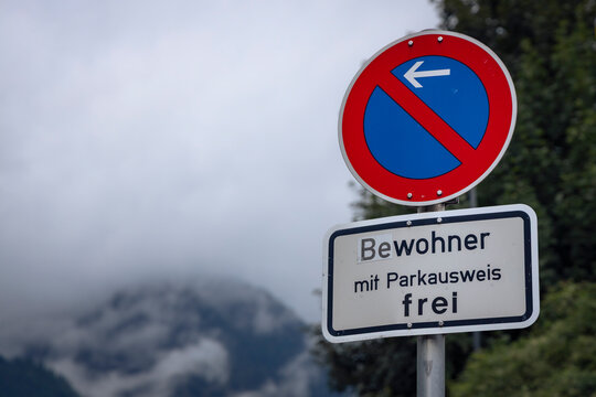 Parkverbot ausgenommen Bewohner mit Parkausweis
