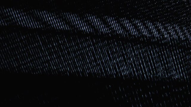 VHS TV static and digital glitch effects form an abstract vintage analog noise pattern interference, wavy scanlines and distortion &mdash; ideal for retro, technology and background design.