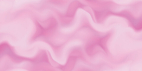 Pink strawberry yogurt or ice cream surface texture with wave pattern. Milk creamy sweet fruit and berry product. Soft and frozen sorbet or dairy pudding smooth top. Realistic vector background. © Dul