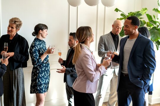 Elegant business networking event