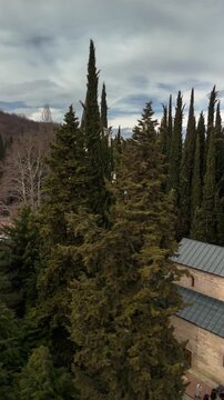 Saint Nino's Monastery (Bodbe) in Sighnaghi, Georgia