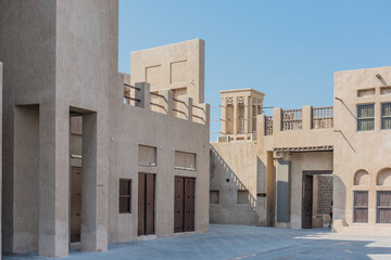 stara zabudowa w Dubai Creek,ZEA © witan