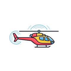 Fototapeta premium Helicopter Air Icon