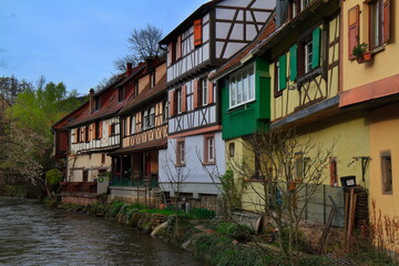 Fototapeta premium Charming Alsace Half-Timbered House
