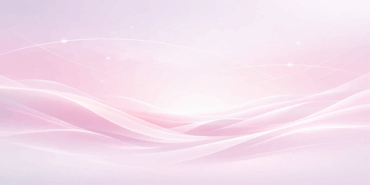 Abstract pink and purple background design featuring flowing wavy lines and light vector curves for a modern motion texture wallpaper