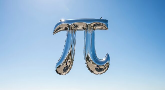 Pi symbol in the sky mathematics.