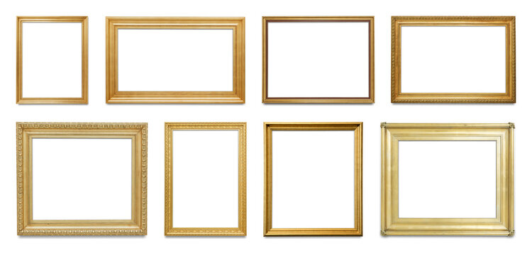 Elegant gold frames collection