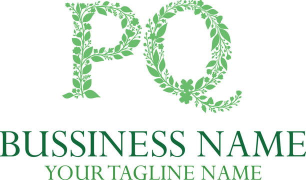 PQ P pq initial logo | initial based abstract modern minimal creative logo, vector template image. luxury logotype logo, real estate homie logo. typography logo. initials logo