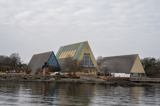 Oslo, Norway - March 9, 2026:  Exterior of the Fram Museum in Oslo, Norway.