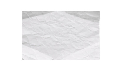 Obraz premium crumpled paper on white background
