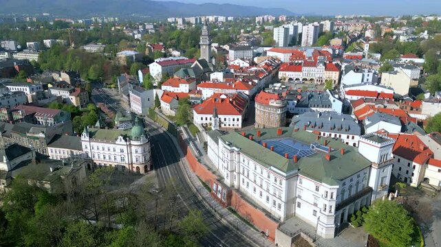 Bielsko Biała city in Silesia Poland