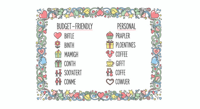 Budget Friendly and Personal Wedding Planning List.