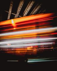 abstract motion background, traffic motion blur