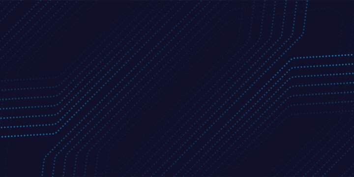 Dark blue abstract background hexagon with glowing geometric lines. Modern shiny blue lines pattern elegant futuristic dots pattern art opacity