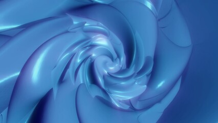 Abstract futuristic background made of blue glowing energy waves and hi-tech magic lines © Bolbik